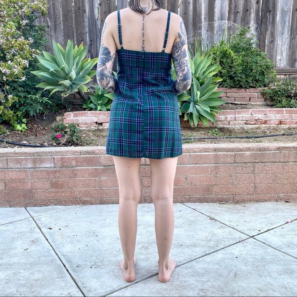 UO Plaid Mini Dress - Picture 4 of 11